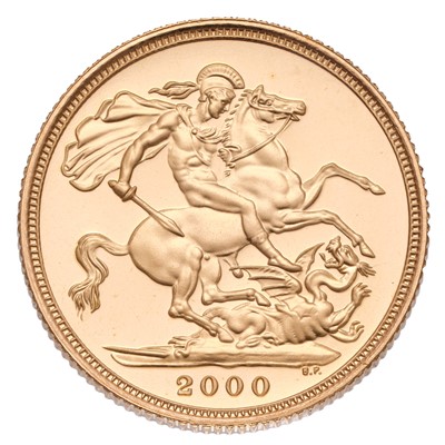 Lot 189 - Elizabeth II, Proof Sovereign 2000;...