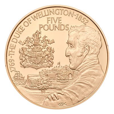 Lot 162 - Alderney, Gold Proof Five Pounds 2002, struck...