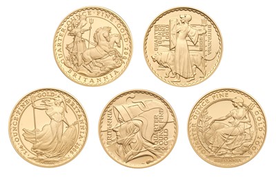 Lot 144 - The Gold Proof Britannia Portrait Collection...