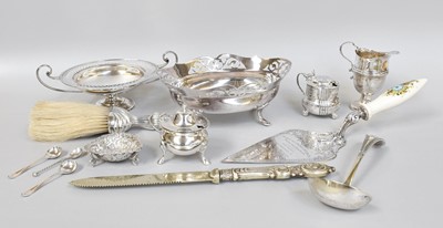 Lot 113 - A Collection of Assorted Silver and Silver...