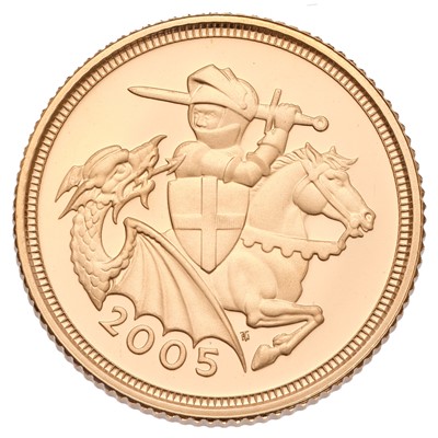 Lot 110 - Elizabeth II, Proof Half-Sovereign 2005,...