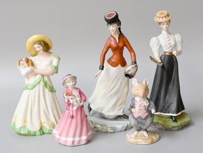 Lot 215 - Two Royal Worcester Figures "Emily" and...