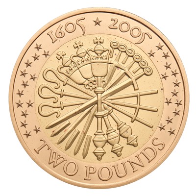 Lot 174 - UK, Gold Proof Two Pounds 2005, 400th...