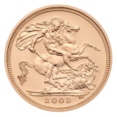 Lot 85 - Elizabeth II, Half Sovereign 2003;...