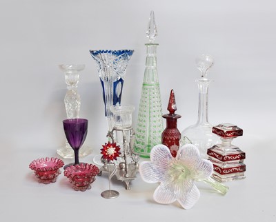 Lot 244 - A Collection of Assorted Glassware Including:...