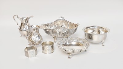 Lot 42 - A Collection of Assorted Silver, including a...