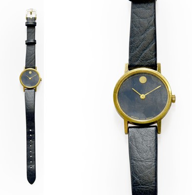 Lot 418 - A Lady's Plated Movado Wristwatch, model:...