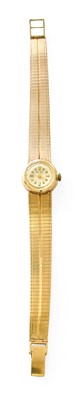 Lot 367 - A Lady's 9 Carat Gold Bulova Wristwatch