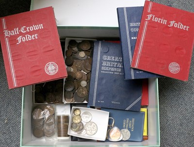 Lot 256 - A Mixed Lot of British and World Coins,...