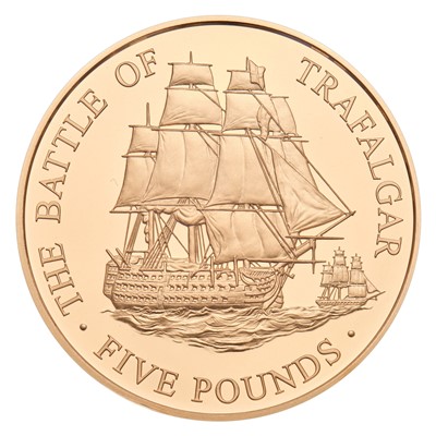 Lot 185 - The Battle of Trafalgar Gold Proof...