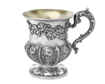 Lot 2088 - A William IV Silver Christening-Mug