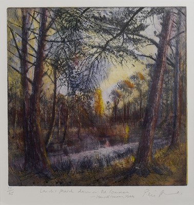 Lot 1231 - Piers Browne (1949-2024) "Larch: March dawn on...