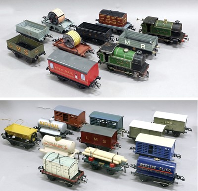 Lot 254 - Hornby O Gauge Two C/w 0-4-0T Locomotives