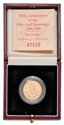 Lot 168 - Elizabeth II, Proof Sovereign 1989, struck to...