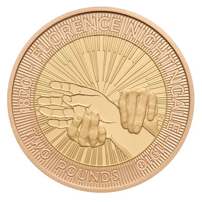 Lot 86 - UK, Gold Proof Two Pounds 2010, Florence...