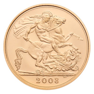 Lot 74 - Elizabeth II, Proof Half Sovereign 2008,...