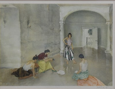 Lot 1243 - After William Russell Flint (1880-1969) Los...