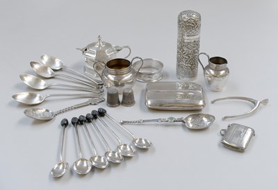 Lot 68 - A Collection of Assorted Silver, including an...