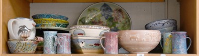 Lot 136 - A Large Quantity of Assorted Studio Pottery,...