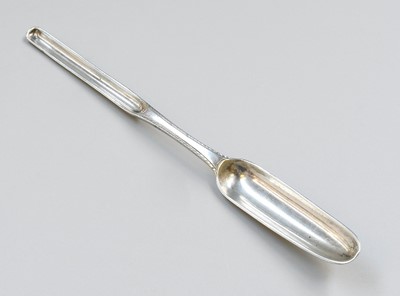 Lot 73 - A George III Silver Marrow-Scoop, London, 1774,...