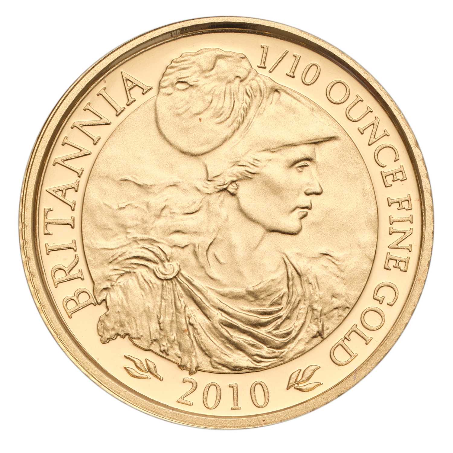 Lot 196 - UK, Britannia 1/10th Oz. Gold Proof Coin 2010,...