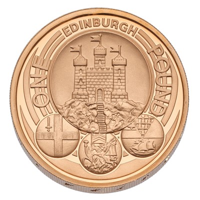 Lot 127 - UK, Gold Proof One Pound 2011, Edinburgh...