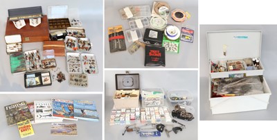 Lot 97 - A Quantity of Various Fly Boxes, Flies and Fly Tying Items.