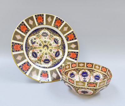 Lot 296 - A Royal Crown Derby Porcelain Octagonal Bowl,...