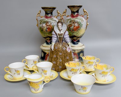 Lot 310 - A Volkstedt Porcelain Figure Queen Elizabeth I,...