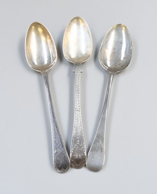 Lot 72 - Two George III Silver Table-Spoons, One...