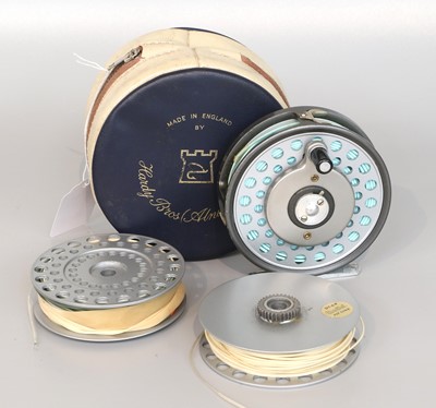 Lot 84 - A Hardy Princess Multiplier Fly Reel And Two Spare Spools