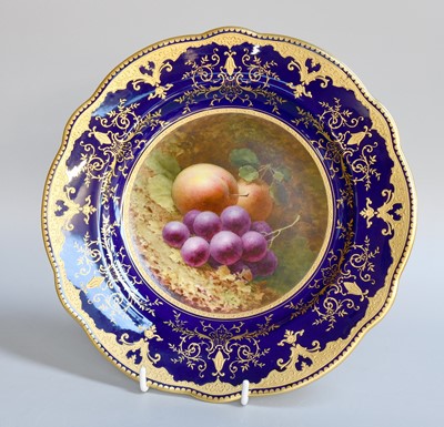 Lot 172 - A Coalport Porcelain Plate, by Frederick...