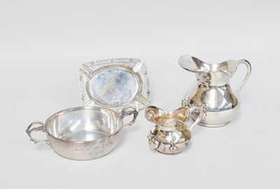 Lot 46 - A Collection of Assorted Silver, comprising...