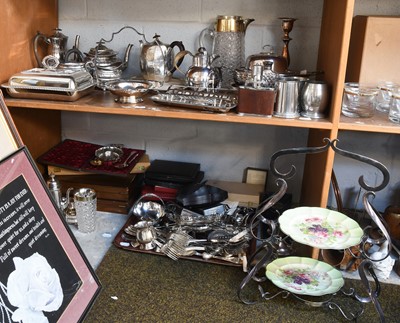 Lot 139 - A Collection of Assorted Silver Plate,...