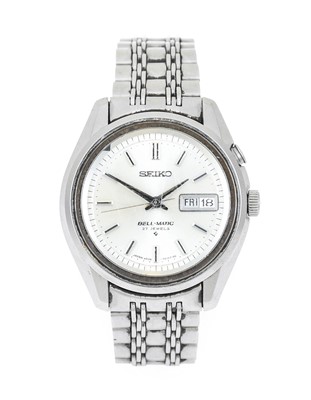 Lot 2197 - Seiko: A Stainless Steel Automatic Day/Date...