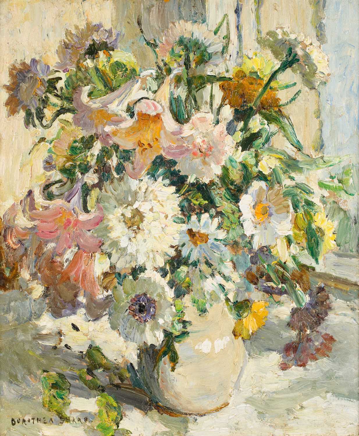 Lot 1093 - Dorothea Sharp (1874-1955) Still life of...