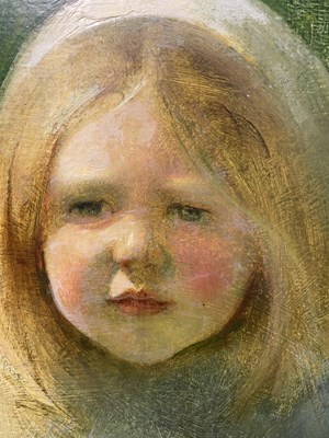 Lot 1086 - Arthur Hacker RA (1858-1919) "The Little...