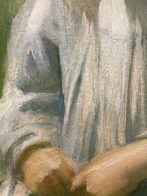Lot 1086 - Arthur Hacker RA (1858-1919) "The Little...