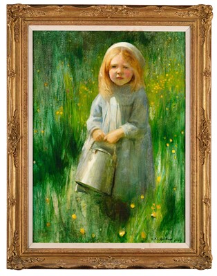 Lot 1086 - Arthur Hacker RA (1858-1919) "The Little...