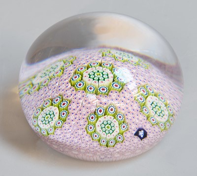 Lot 196 - A St Louis Glass Paperweight, 1972, with five...