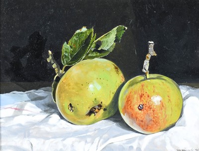 Lot 625 - Peter Newcombe (b.1943) "Apples" Signed and...