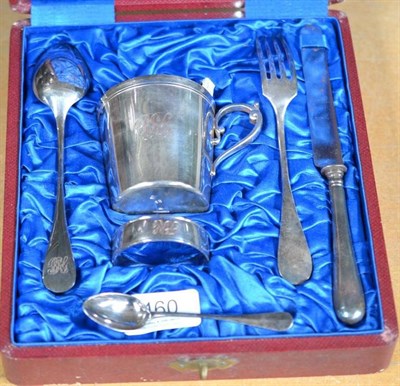 Lot 460 - A cased Christofle set, in original fitted case