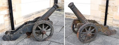 Lot 273 - A Pair of 17th Century-Style Cast Iron Garden...