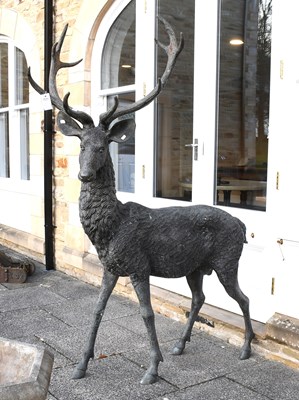 Lot 267 - A Reproduction Cast Metal Figure of a 10 Point...