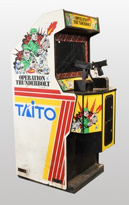 Lot 109 - Taito Operation Thunderbolt Floor Standing Arcade Game