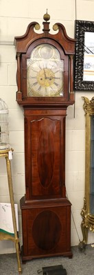 Lot 1392 - A Mahogany Eight-Day Longcase Clock, the...