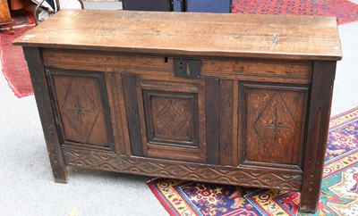 Lot 1426 - A Late 18th/Early 19th Century Carved Oak...