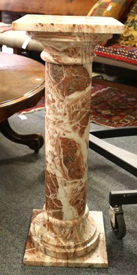 Lot 1367 - A Marble Column, 28cm by 77cm