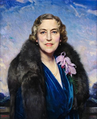 Lot 1083 - David Jagger ROI, RP (1891-1958) Portrait of...