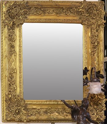 Lot 1453 - A 19th Century Style Gilt Framed Mirror, with...